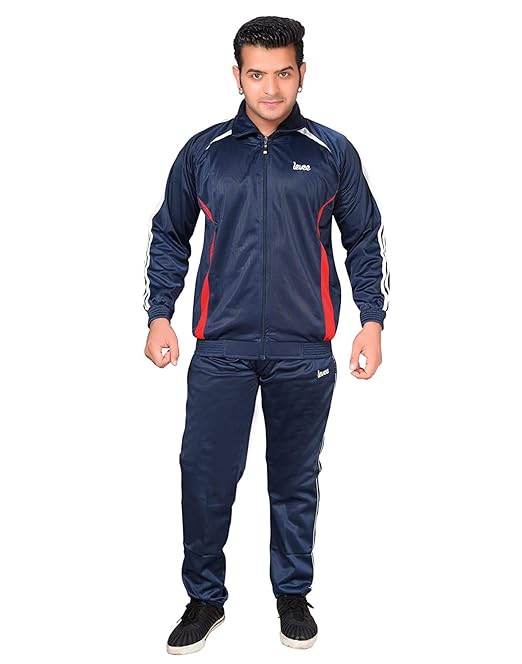 Men's Polyester Tracksuit for Men Sports