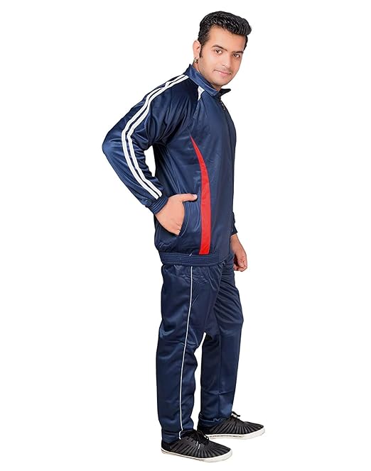 Men's Polyester Tracksuit for Men Sports